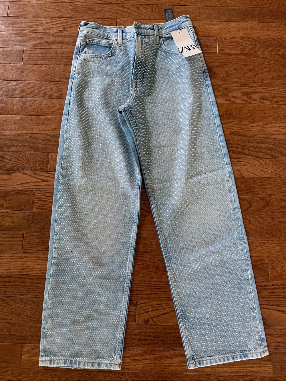 Zara JEWEL BOYFRIEND JEANS US 6/ 28